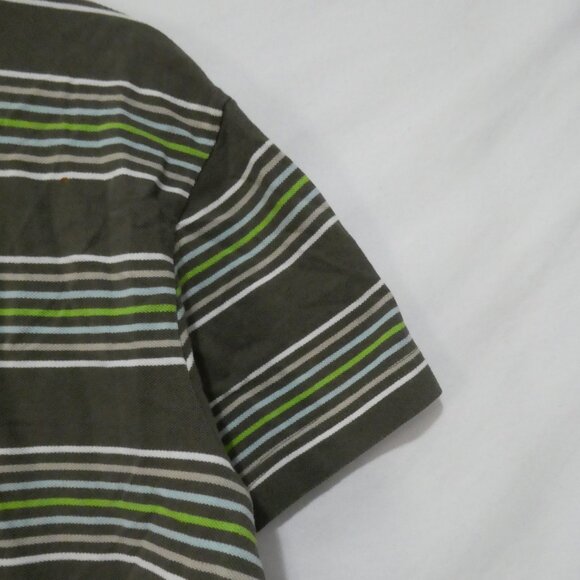 JOE FRESH | small | Striped Polo Shirt With White Collar - Picture 10 of 13
